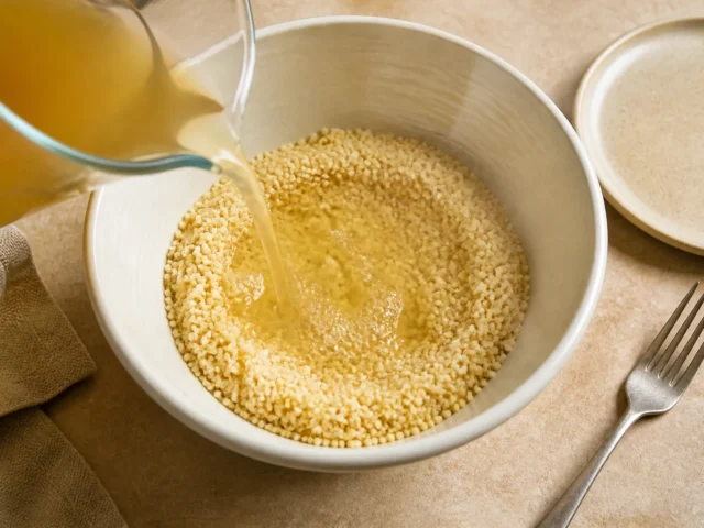 Couscous quellen lassen
