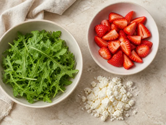 Salatzutaten vorbereiten