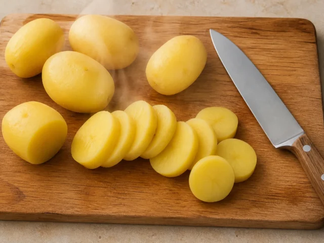 Kartoffeln schneiden