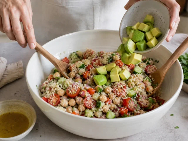 Salat fertigstellen